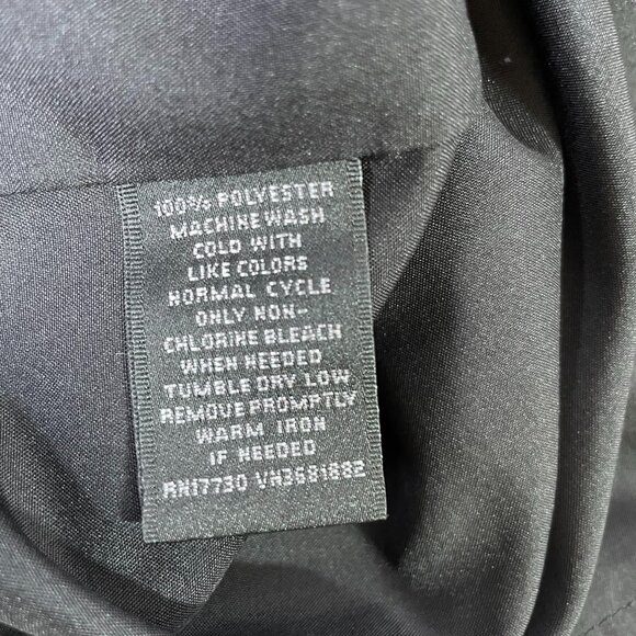 Mossimo Lightweight Sheath Dress Black Short Cap Sleeves Tie Back Size XL - Picture 10 of 10